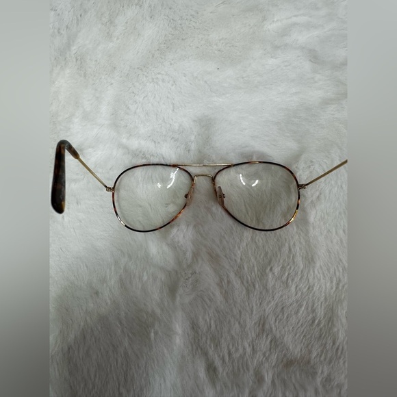 Stylish Gold and Tortoise Aviator Glasses